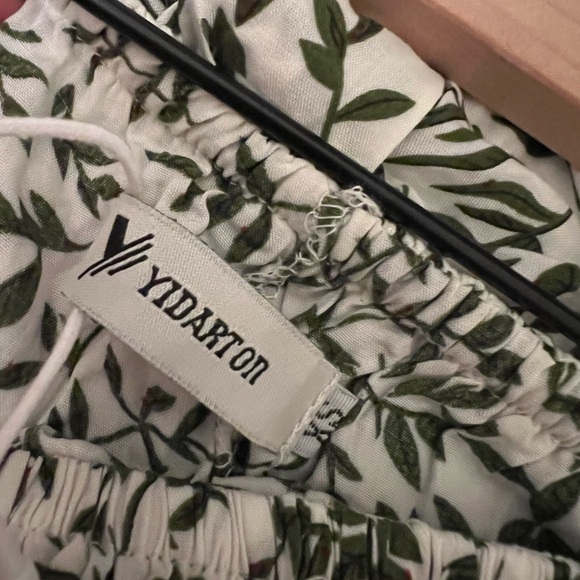 Strapless Floral Maxi Dress with slit - Picture 7 of 7